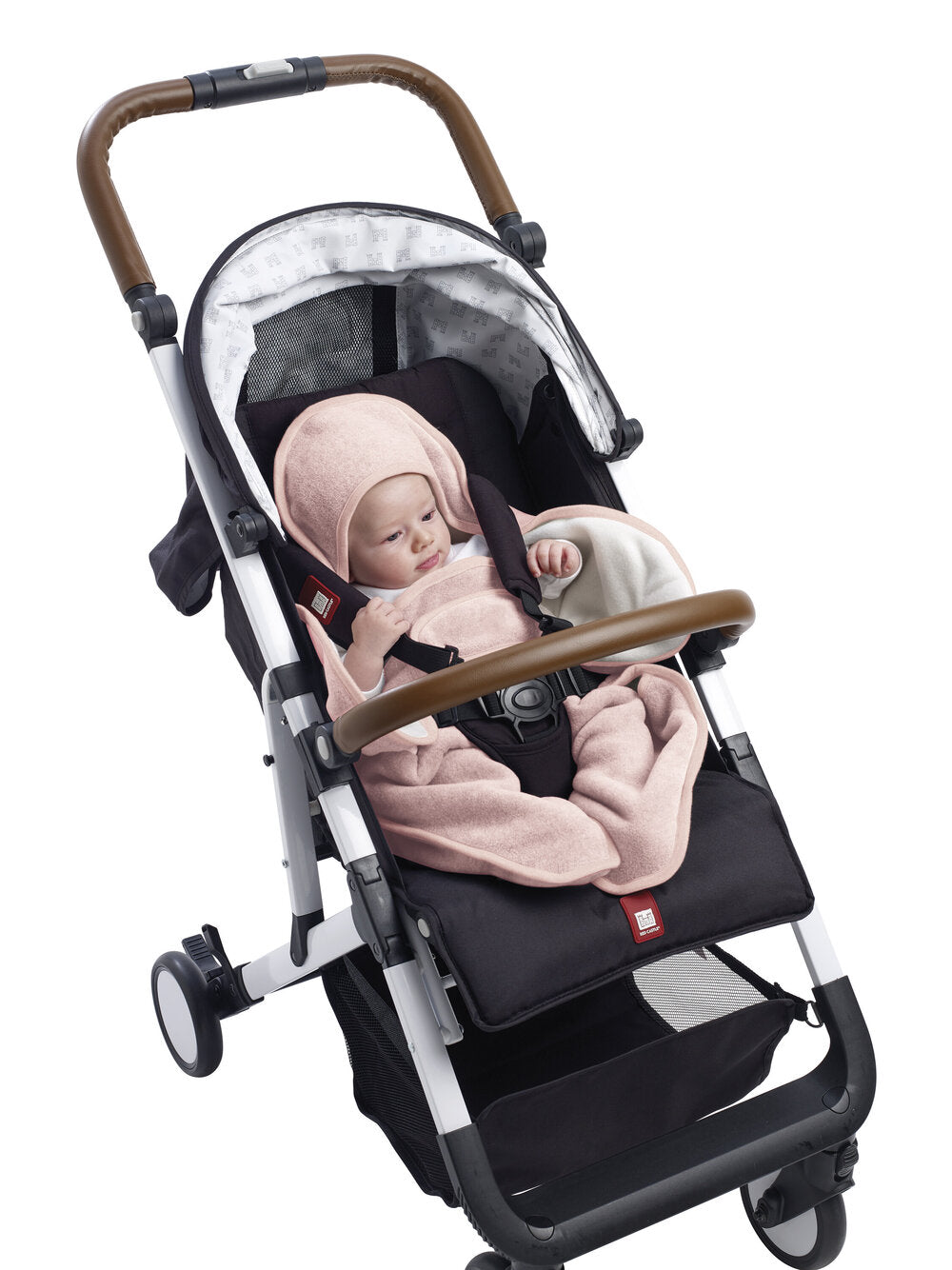 Paturica de infasat BabyNomade 0-6 luni Dusty Rose