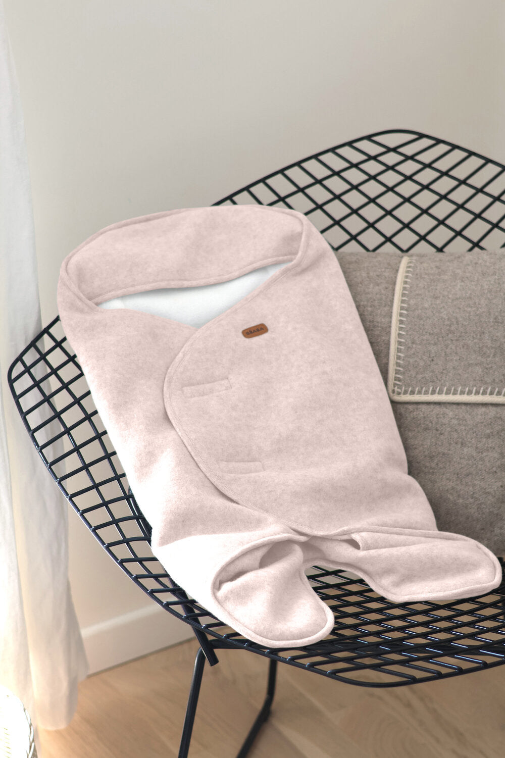 Paturica de infasat BabyNomade 0-6 luni Dusty Rose