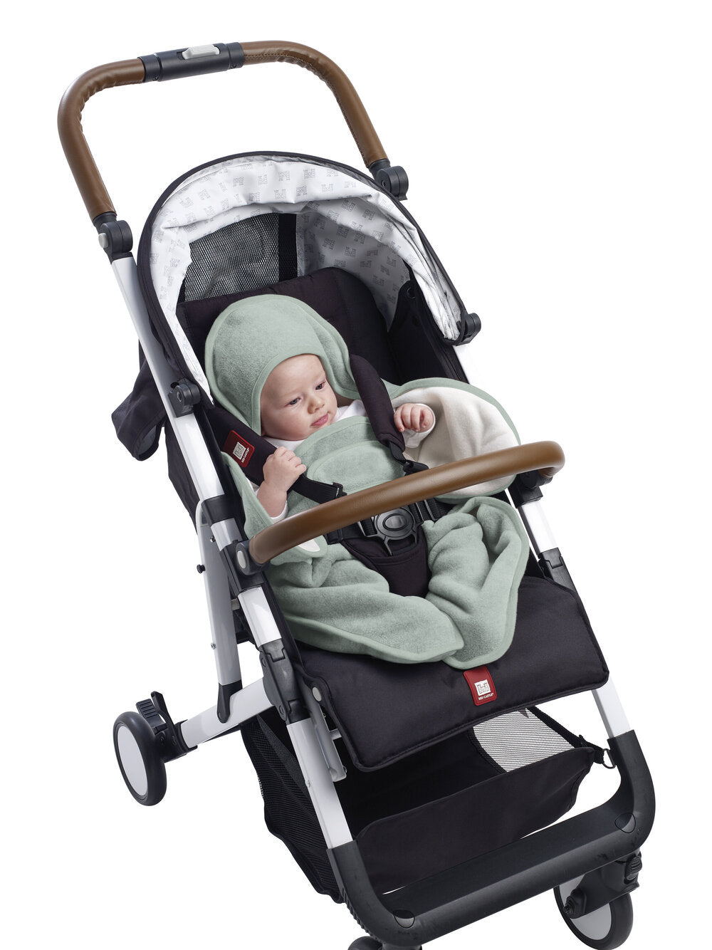 Paturica de infasat BabyNomade 0-6 luni Sage Green