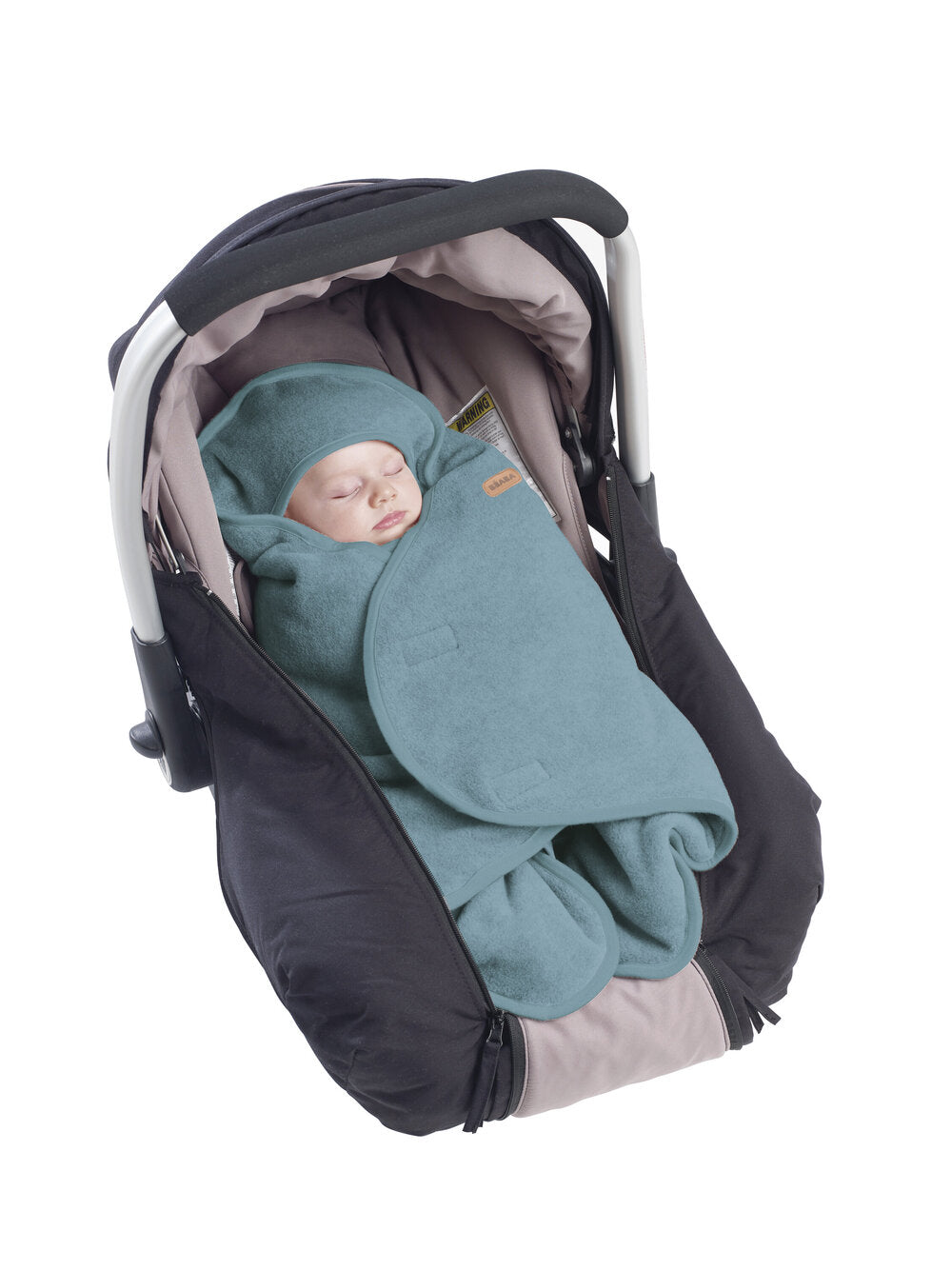 Paturica de infasat BabyNomade 0-6 luni Baltic Blue