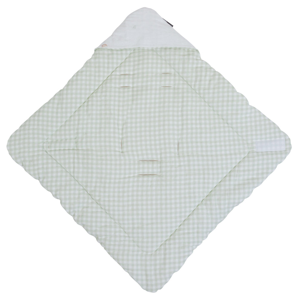 Paturica de infasat Childhome 75x75 cm Jerse Tetra Verde
