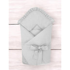 Modelul Royal Grey al păturicii MimiNu 75x75 cm