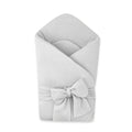 Păturică de înfășat Qmini Muslin 75x75 cm, Gri – imagine 6