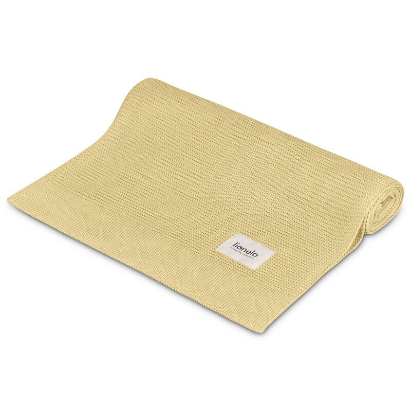 Păturică Lionelo Bamboo Blanket Yellow Lemon – păturică rulată
