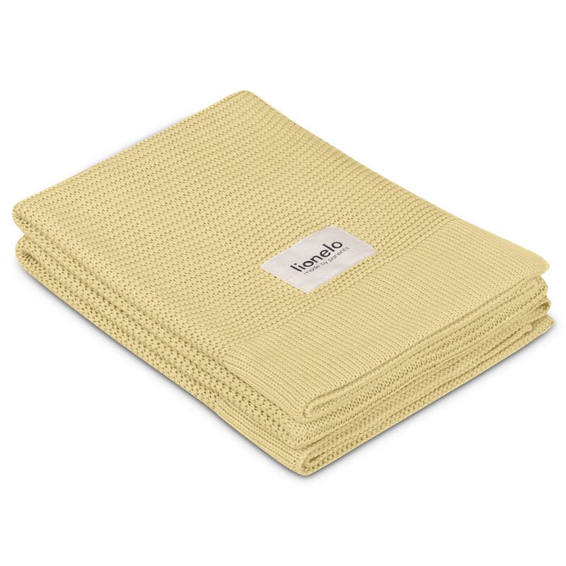 Păturică Lionelo Bamboo Blanket Yellow Lemon – păturică pliată