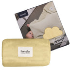 Păturică Lionelo Bamboo Blanket Yellow Lemon – păturică și ambalaj