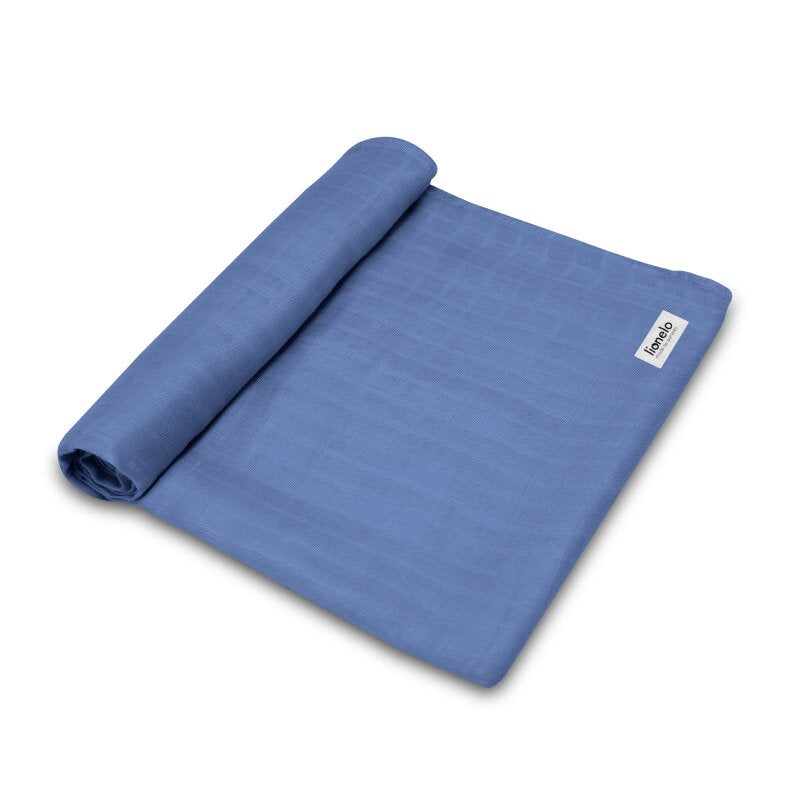Muselină Lionelo Bamboo Swaddle Blue Denim – muselină desfăcută