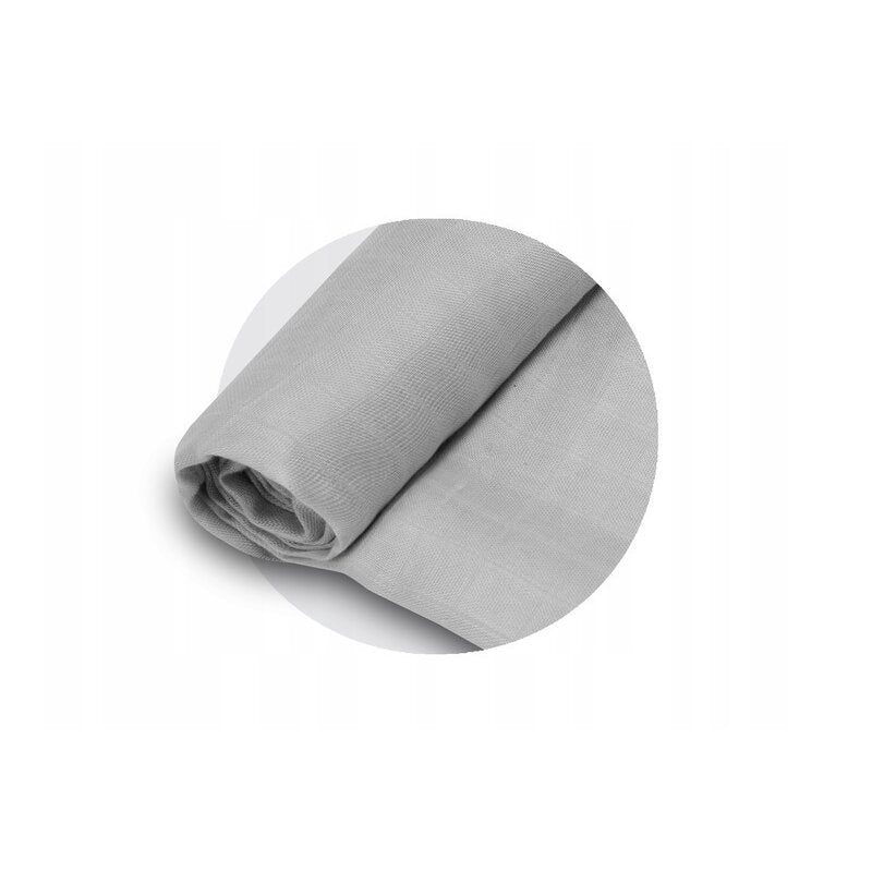Muselină Lionelo Bamboo Swaddle Grey Stone – muselină rulată
