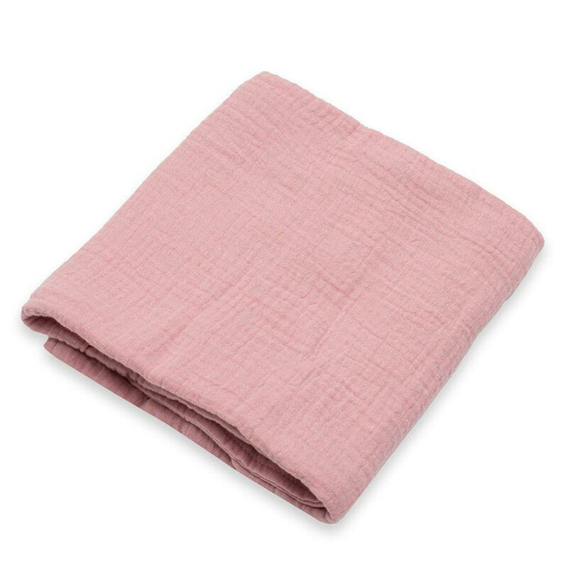 Păturică New Baby Soft Muslin roz – păturica pliată
