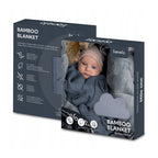 Păturică Lionelo Bamboo Blanket Blue – cutie de prezentare