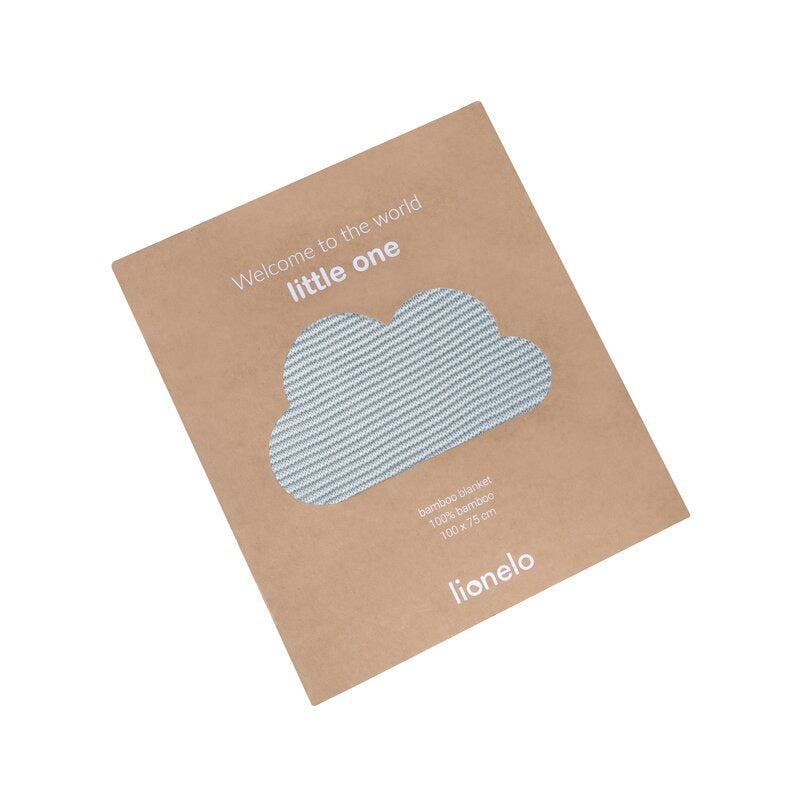 Păturică Lionelo Bamboo Blanket Grey – ambalaj de carton