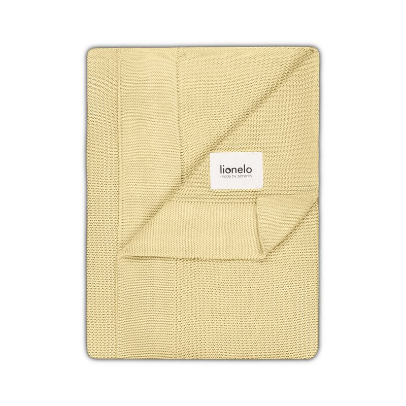 Paturica multifunctionala, Lionelo, Din bambus, Cu proprietati de termoreglare, Antibacteriana, Antifungica, Antialergice, Lavabila la masina de spalat, 100x75 cm, Galben