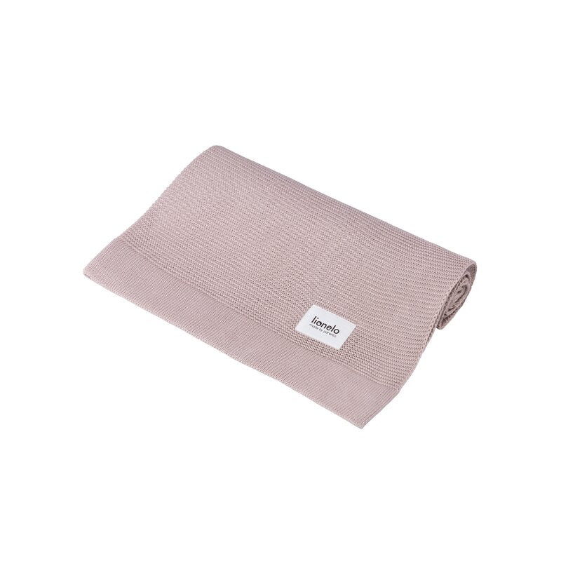 Păturică Lionelo Bamboo Blanket Pink – păturică împăturită