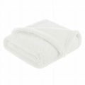 Paturica pufoasa Bocioland din fleece, 80x100 cm, culoare Ecru