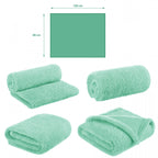 Păturică pufoasă Bocioland din fleece, Mint, 80 × 100 cm, imaginea 9