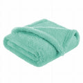 Paturica pufoasa Bocioland din fleece, 80x100 cm, culoare Mint