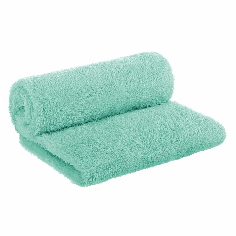 Paturica Bocioland fleece Mint - detaliu material pufos