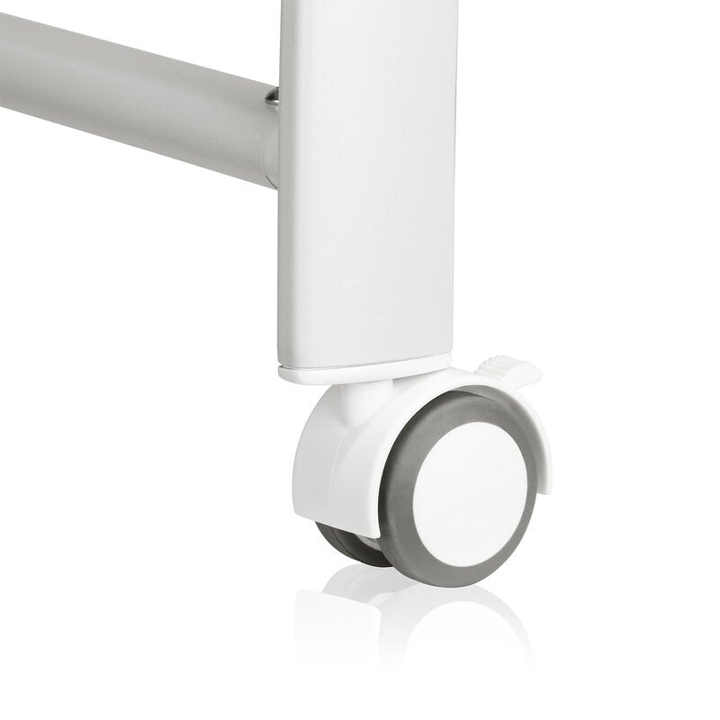 Patut balansoar, Lionelo, Coral, Cu landou ergonomic detasabil, Functie de balansare integrata, Functie de cantar, Sunete si cantece de leagan, Cu roti, Panou tactil sau telecomanda, 0-9 kg, EN 1130:2019+AC:2020,EN 16890:2017+A1:2021, Alb