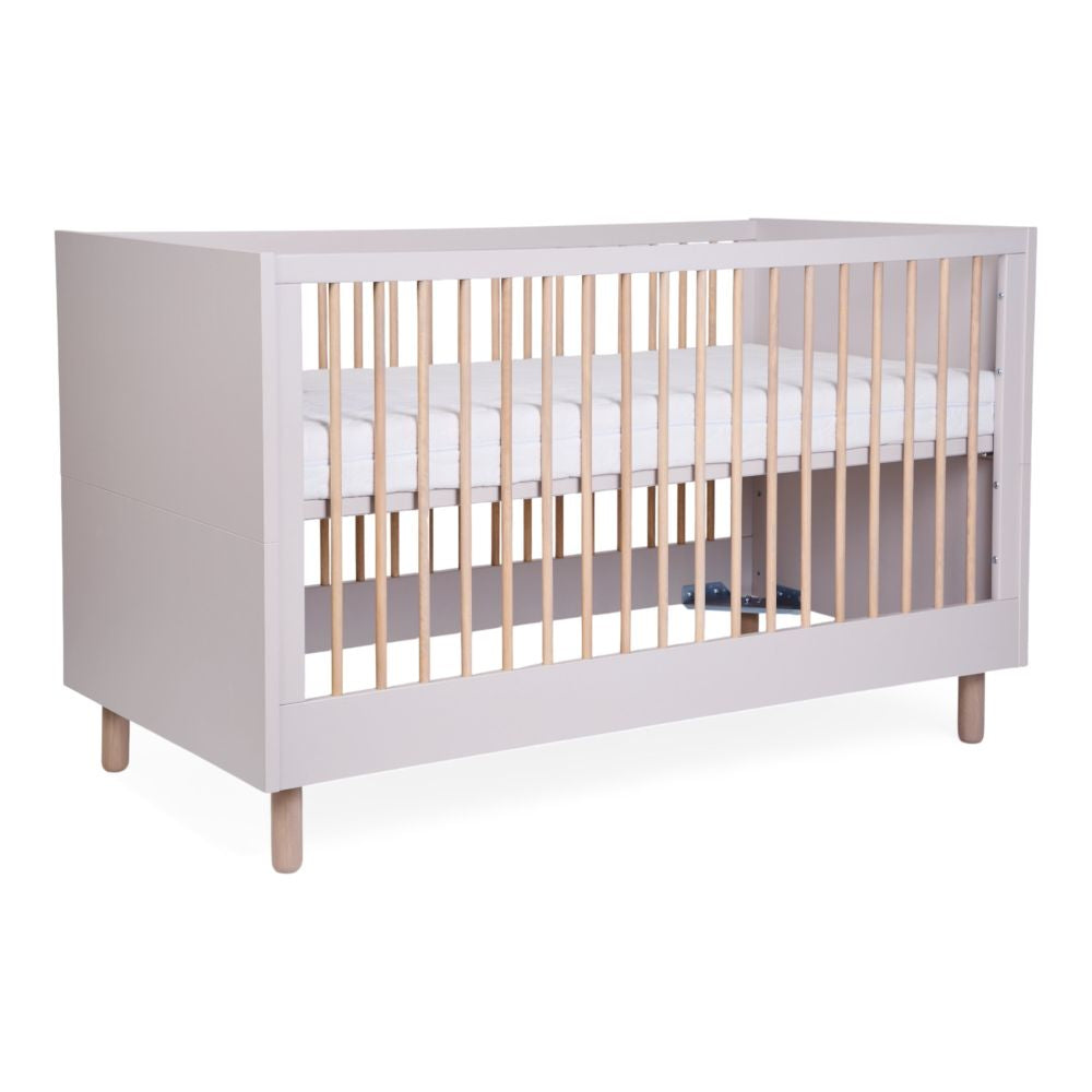 Patut Evolutiv Childhome Clay 70x140 cm Transformat in Pat Junior