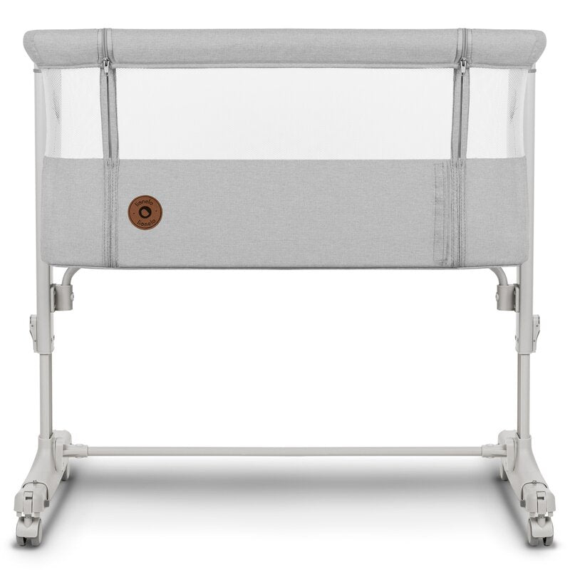 Patut co-sleeper Lionelo Aurora 3in1, Gri deschis