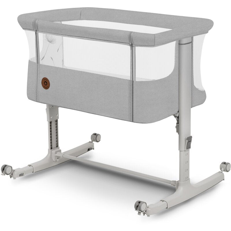 Patut co-sleeper Lionelo Aurora 3in1, Gri deschis