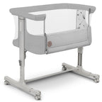 Patut co-sleeper Lionelo Aurora 3in1 Gri deschis - imagine principala