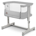 Patut co-sleeper Lionelo Aurora 3in1, Gri deschis