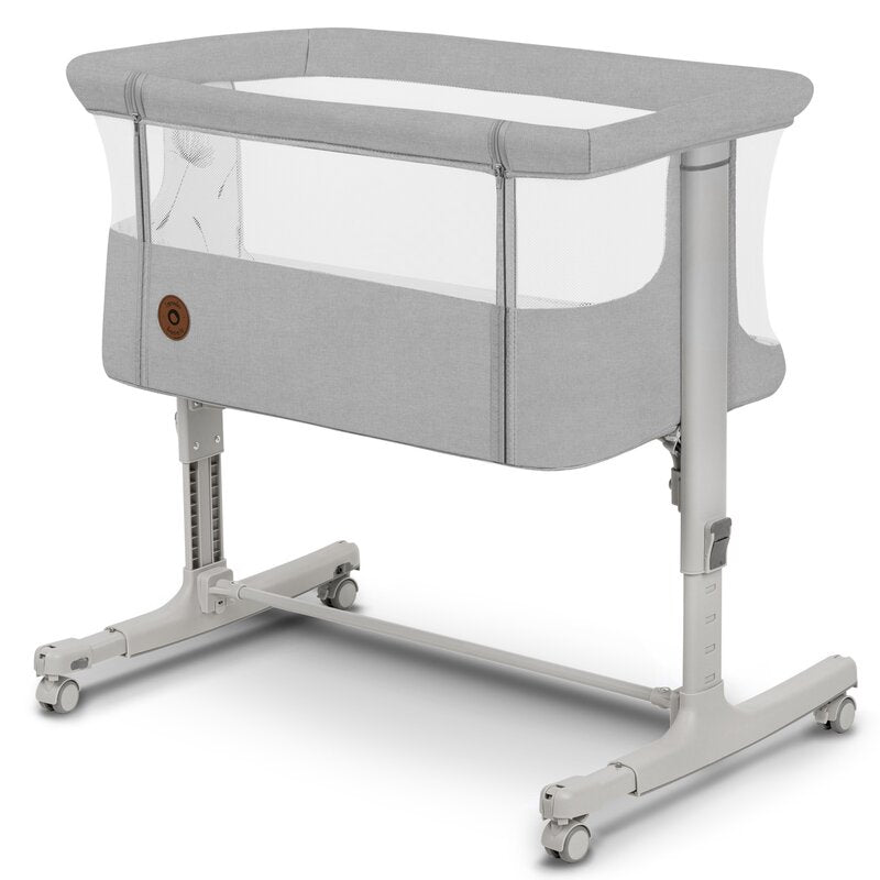 Patut co-sleeper Lionelo Aurora 3in1, Gri deschis
