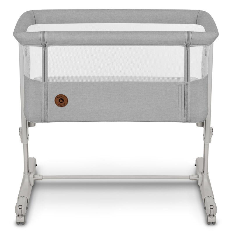Patut co-sleeper Lionelo Aurora 3in1, Gri deschis