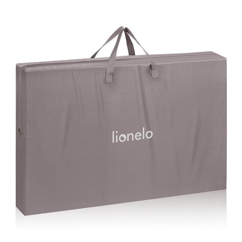 Patut co-sleeper, Lionelo, Aurora, 3 in 1, Cu leganare si setare unghiulara, Cu saltea, 0 luni+, Certificari EN 1130:2019+AC:2020, EN 16890:2, Bej