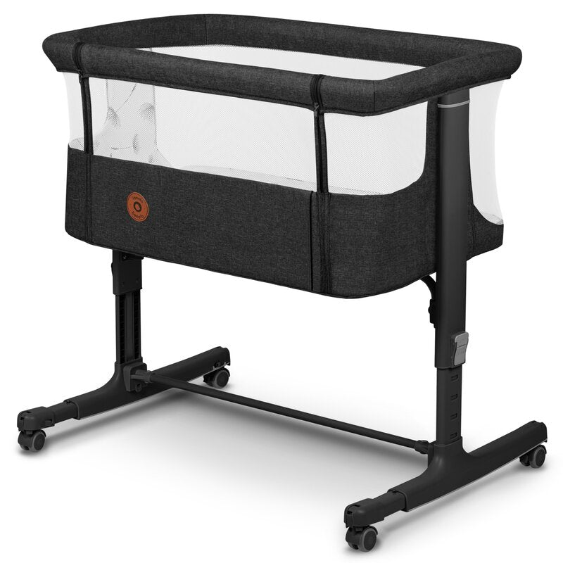 Patut co-sleeper Lionelo Aurora 3in1, Gri inchis