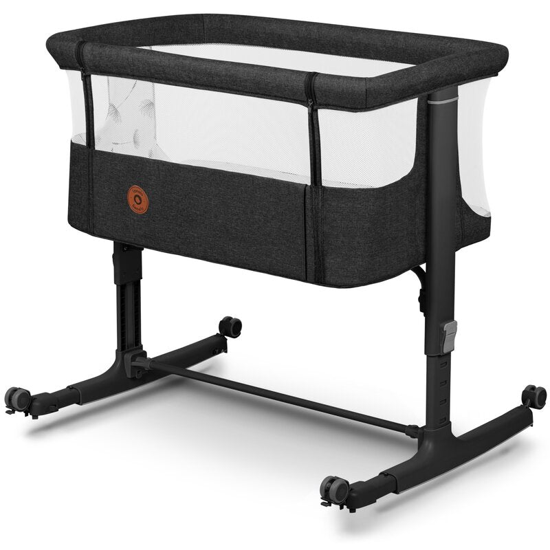 Patut co-sleeper Lionelo Aurora 3in1, Gri inchis