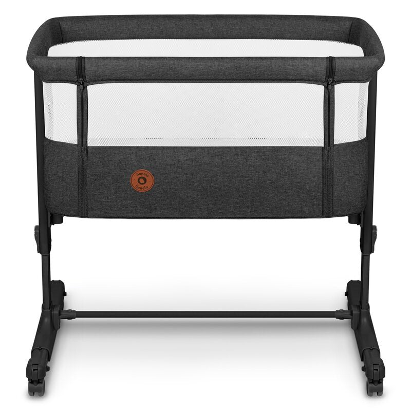 Patut co-sleeper Lionelo Aurora 3in1, Gri inchis