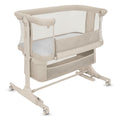 Pătuț co-sleeper Lionelo Jodie, bej - vedere de ansamblu