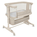Pătuț co-sleeper Lionelo Jodie, bej - vedere de ansamblu