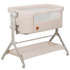 Patut co-sleeper Lionelo Leonie Plus Bej - vedere laterala