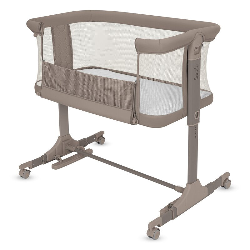 Patut Co-Sleeper Lionelo Pari Multifunctional 3 in 1 cu Leganare si Reglaj 6 Niveluri