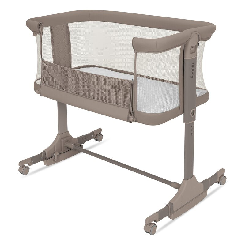Patut Co-Sleeper Lionelo Pari Multifunctional 3 in 1 cu Leganare si Reglaj 6 Niveluri