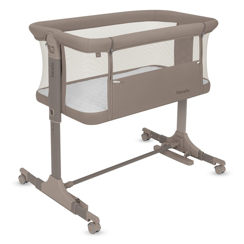 Patut Co-Sleeper Lionelo Pari Multifunctional 3 in 1 cu Leganare si Reglaj 6 Niveluri