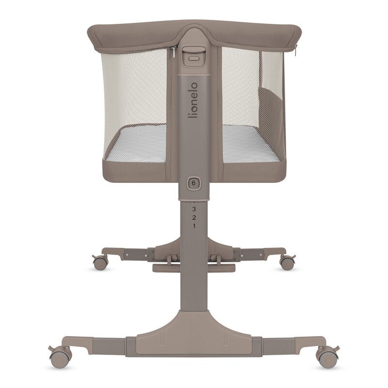 Patut Co-Sleeper Lionelo Pari Multifunctional 3 in 1 cu Leganare si Reglaj 6 Niveluri