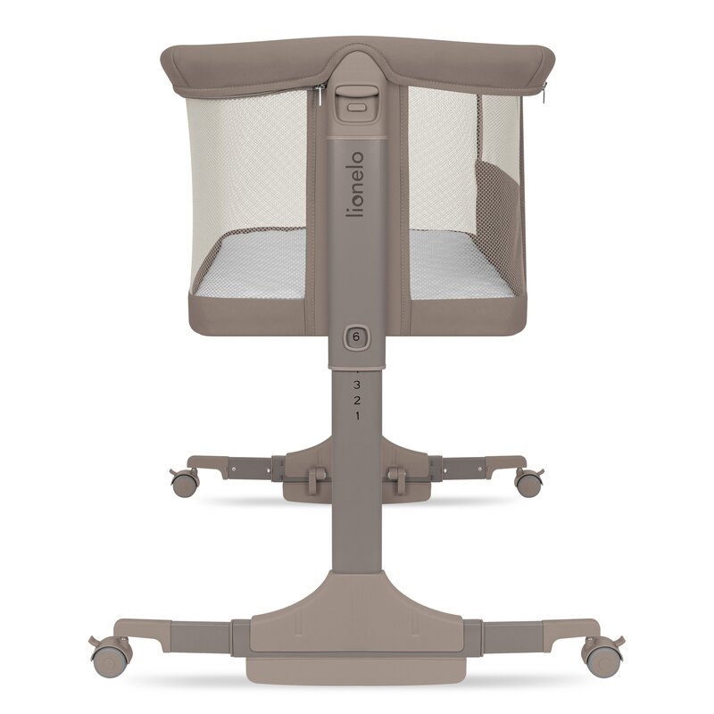 Patut Co-Sleeper Lionelo Pari Multifunctional 3 in 1 cu Leganare si Reglaj 6 Niveluri