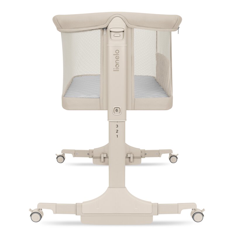 Patut Co-Sleeper Lionelo Pari Multifunctional 3 in 1 cu Leganare si Reglaj 6 Niveluri