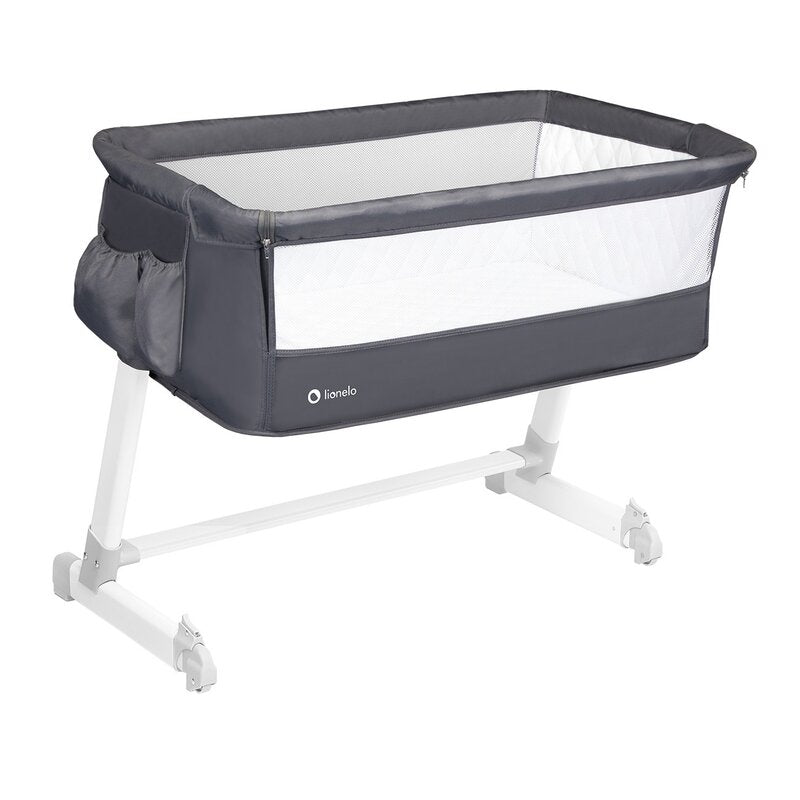 Patut co-sleeper Lionelo Theo Gri Inchis - imagine principala