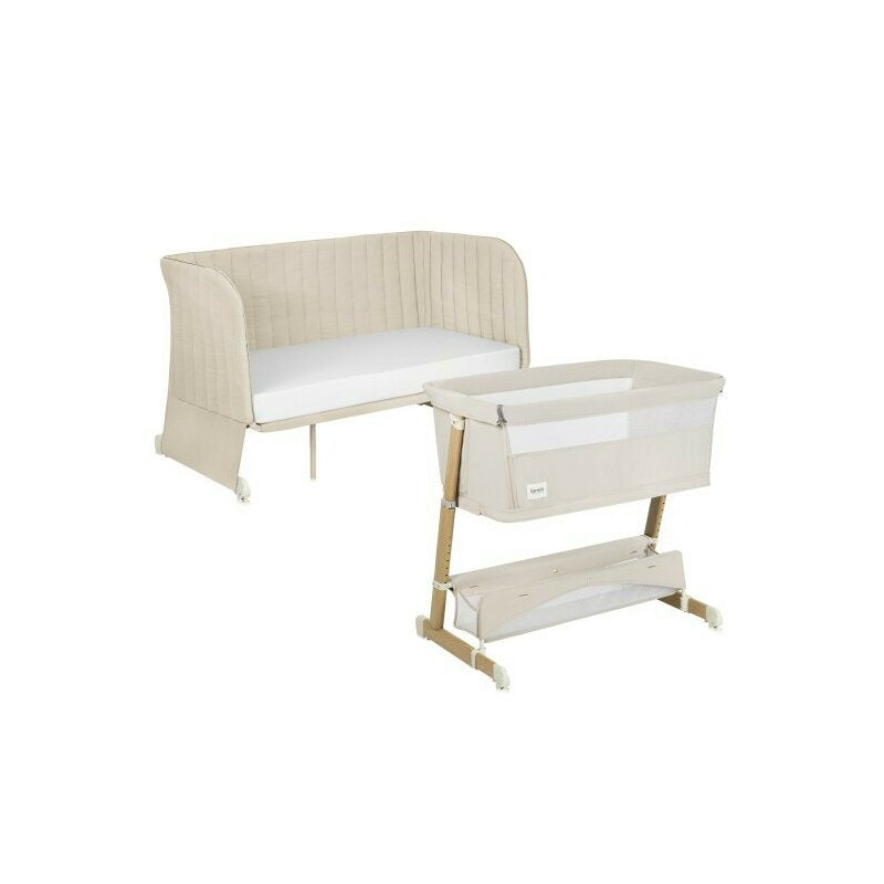 Patut co-sleeper Lionelo Thomi Plus Bej - imagine principala