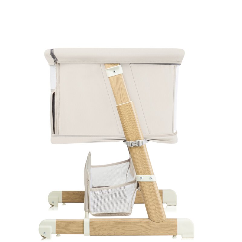 Patut co-sleeper, Lionelo, Thomi Plus, 5 in 1, Multifunctional, Sustine pana la 9 kg ca patut, 15 kg tarc de joaca, 100 kg canapea, Inaltime reglabila in 7 pozitii, De la nastere pana la 4 ani, Cu 2 saltele din spuma T25, 94x70x77-93,5 cm, Bej