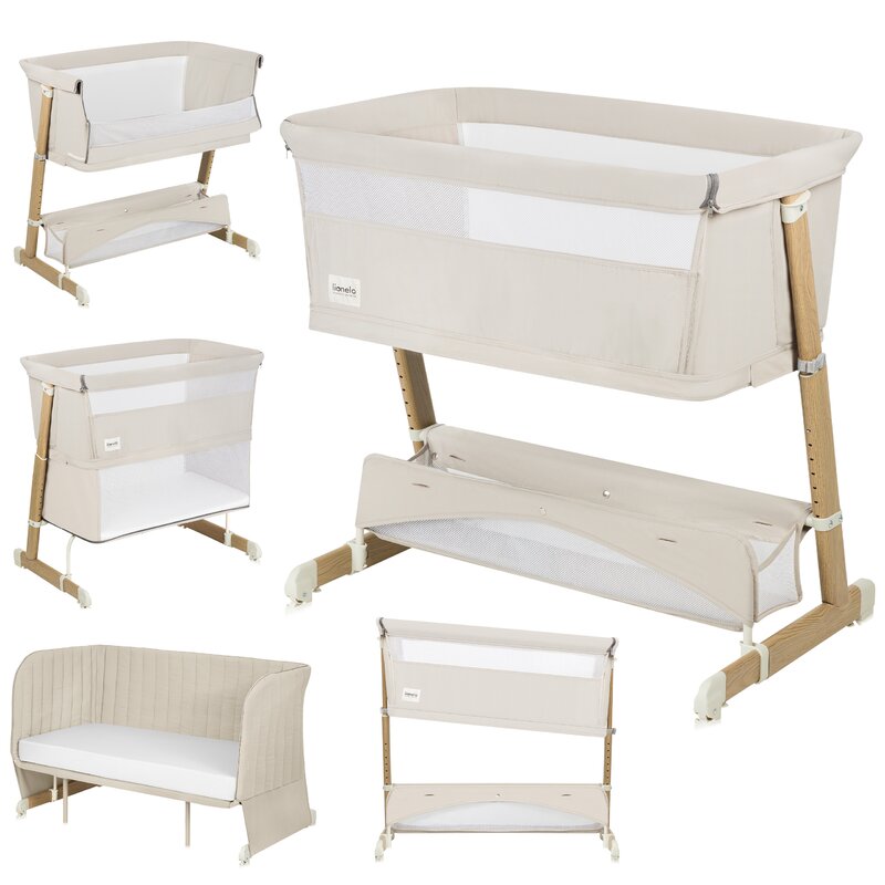 Patut co-sleeper Lionelo Thomi Plus, Bej