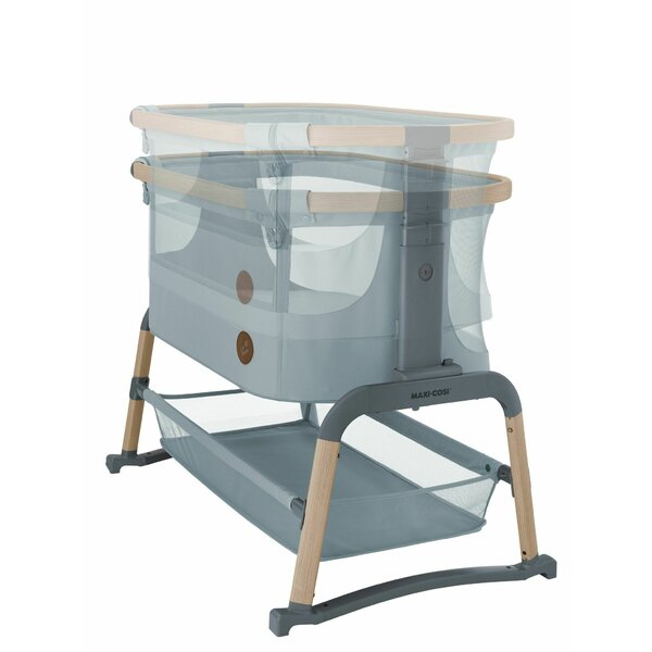 Pătuț Co-Sleeper Maxi-Cosi Iora Air, EcoCare Reciclat, Balană, 5 Înălțimi, 0-6 luni