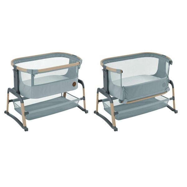 Pătuț Co-Sleeper Maxi-Cosi Iora Air, EcoCare Reciclat, Balană, 5 Înălțimi, 0-6 luni