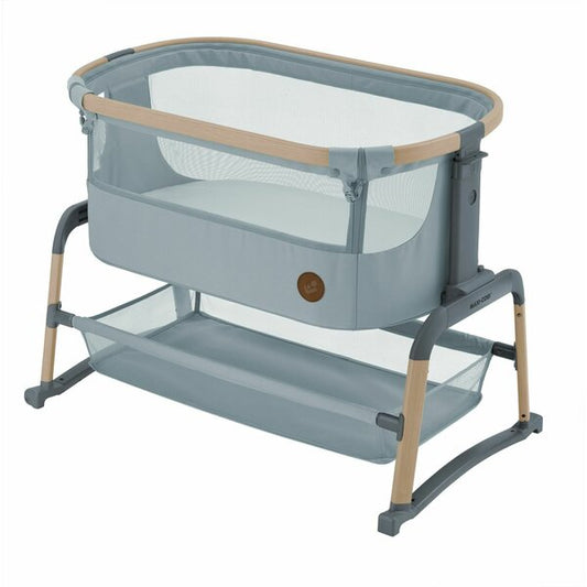 Pătuț Co-Sleeper Maxi-Cosi Iora Air, EcoCare Reciclat, Balană, 5 Înălțimi, 0-6 luni
