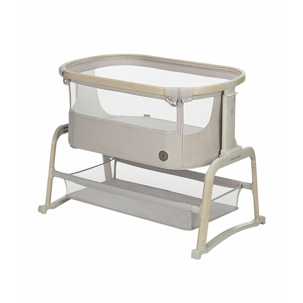 Pătuț Co-Sleeper Maxi-Cosi Iora Air, EcoCare Reciclat, Balană, 5 Înălțimi, 0-6 luni